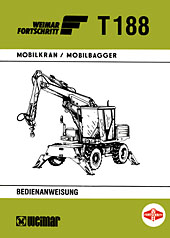 Bedienanweisung T188  - 1988 - VEB Weimar - Werk
